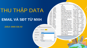 Phần mềm trích xuất dữ liệu từ các trang MXH