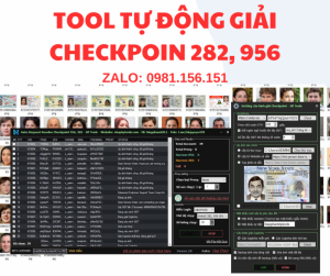 Tool tự động giải Checkpoin 282 và 956